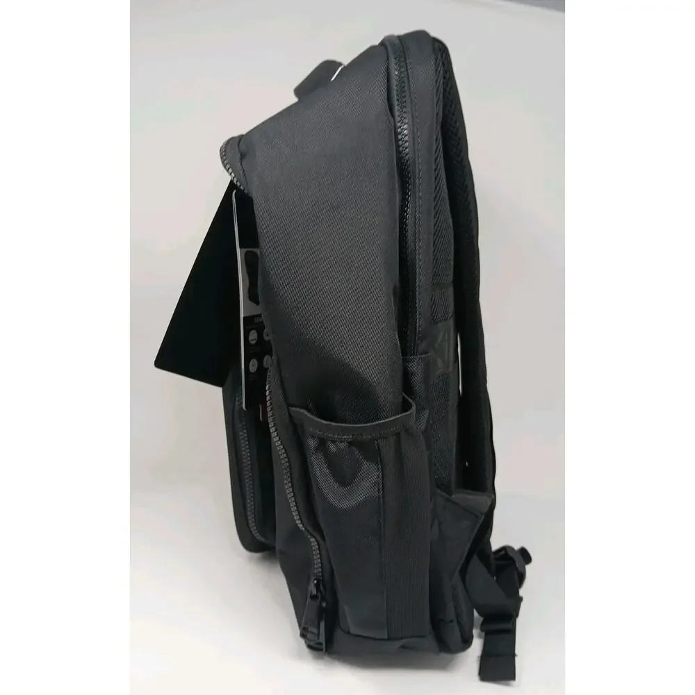 True Religion Computer Backpack Dome Style Black TR104863 & BONUS Tech Kit. NWT